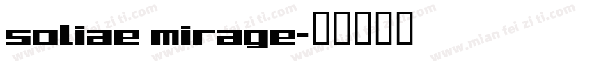 soliae mirage字体转换